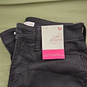 SO Black Jeggings Classic Denim